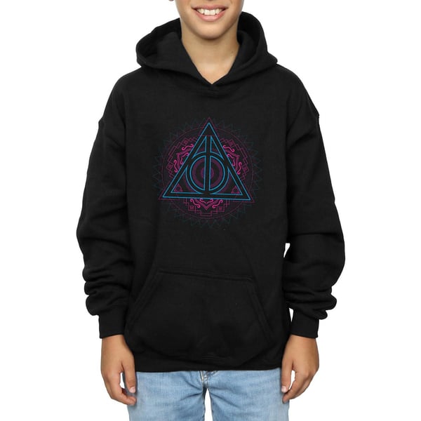 Harry Potter Boys Neon Deathly Hallows Hoodie