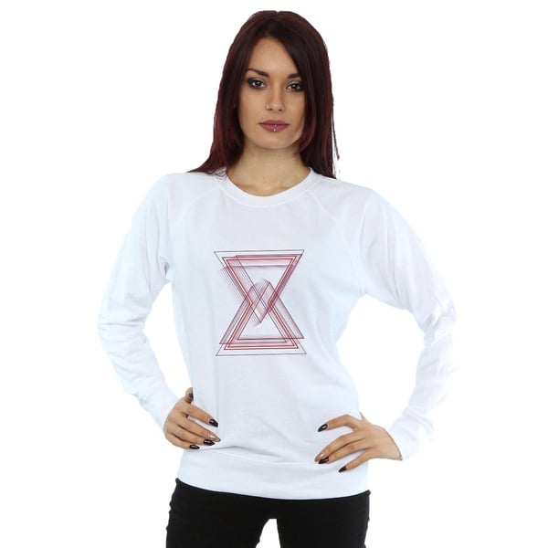 Marvel Womens/Ladies Avengers Infinity War Black Widow Lines Sweatshirt