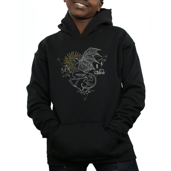 Harry Potter Pojat Thestral Line Art Huppari