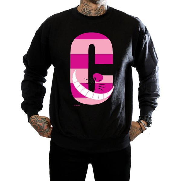Disney Mens Alphabet A Is For Alice Sweatshirt