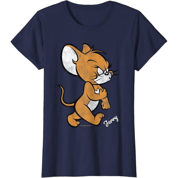 Tom and Jerry Dam/Dam Angry Mouse T-shirt i bomull