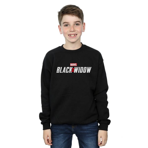 Marvel Boys Black Widow Movie Logo Sweatshirt