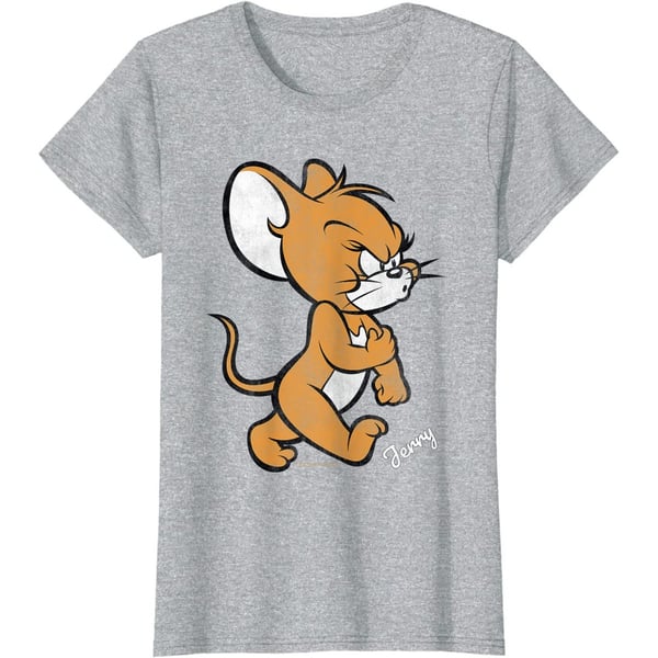 Tom and Jerry Womens/Ladies Angry Mouse T-Shirt