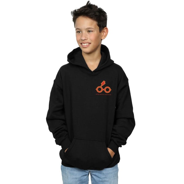 Harry Potter Boys I Solemnly Swear Breast Print Hoodie