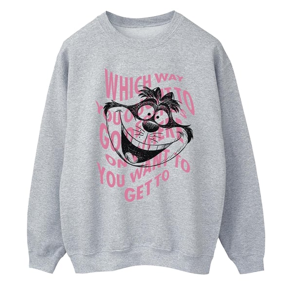 Disney Mens Alice In Wonderland Chesire Cat Sweatshirt