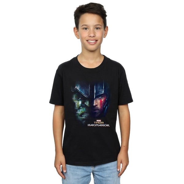 Thor: Ragnarok Boys Hulk Split Face Cotton T-Shirt