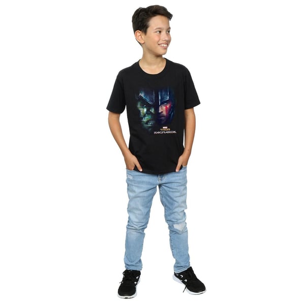 Thor: Ragnarok Boys Hulk Split Face Cotton T-Shirt