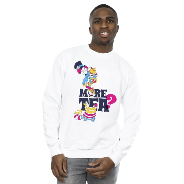Disney Mens Alice In Wonderland More Tea Sweatshirt