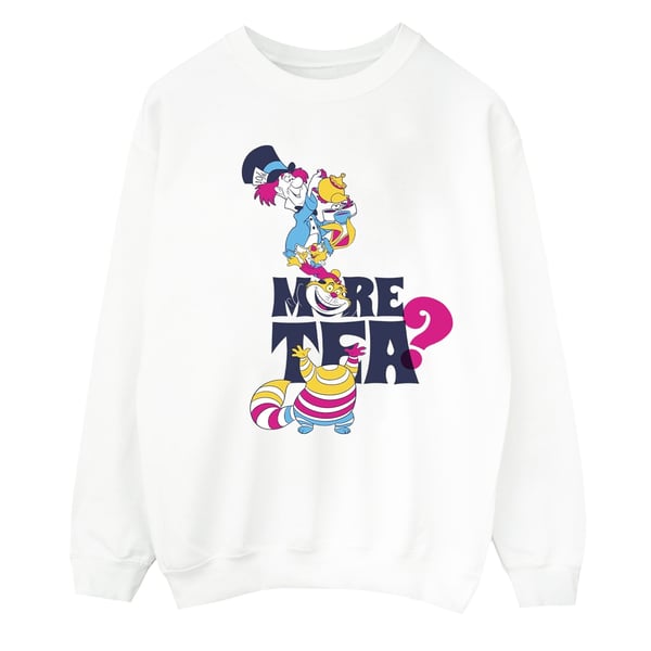 Disney Mens Alice In Wonderland More Tea Sweatshirt