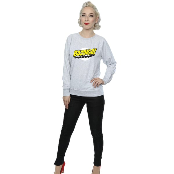 The Big Bang Theory Womens/Ladies Sheldon Bazinga Sweatshirt