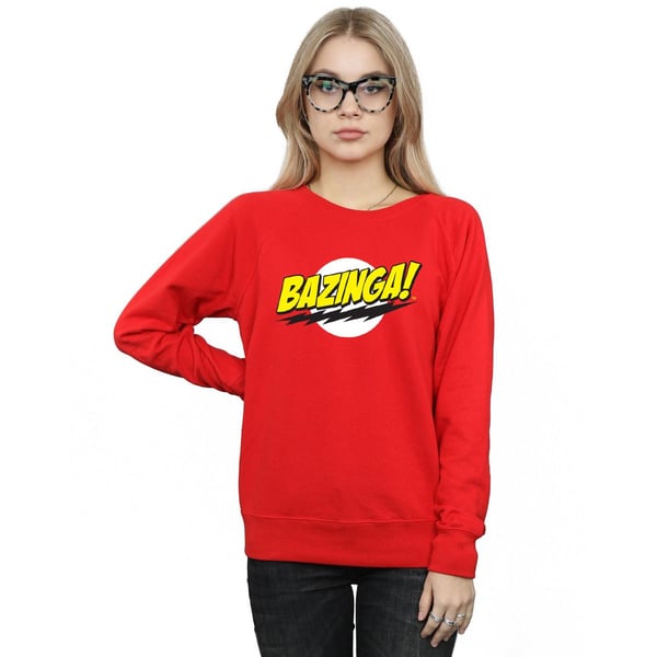 The Big Bang Theory Womens/Ladies Sheldon Bazinga Sweatshirt