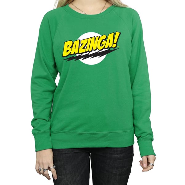The Big Bang Theory Womens/Ladies Sheldon Bazinga Sweatshirt