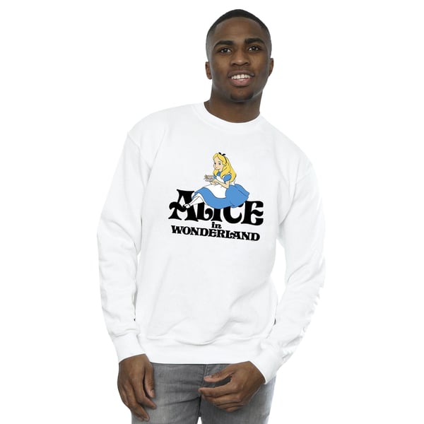 Disney Mens Alice In Wonderland Tea Drinker Classic Sweatshirt