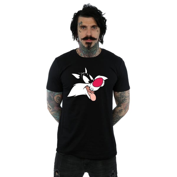Looney Tunes Miesten Sylvester Puuvilla T-paita