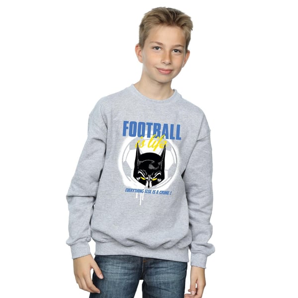 DC Comics Boys Batman Football is Life Sweatshirt