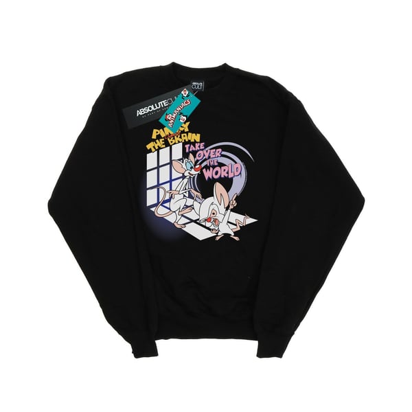 Animaniacs Mens Pinky And The Brain Take Over The World Sweatshirt