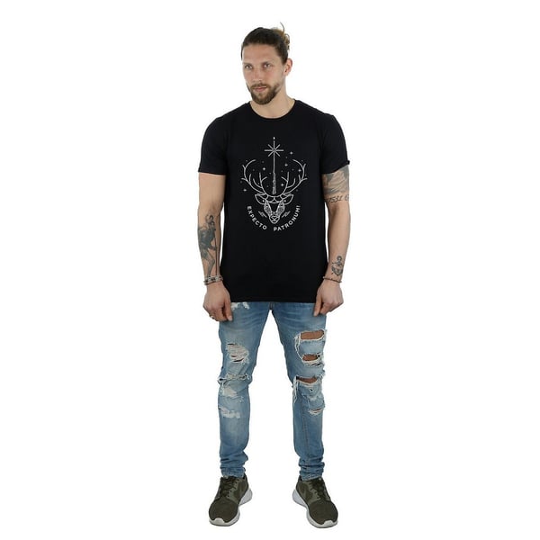 Harry Potter Mens Expecto Patronum Cotton T-Shirt
