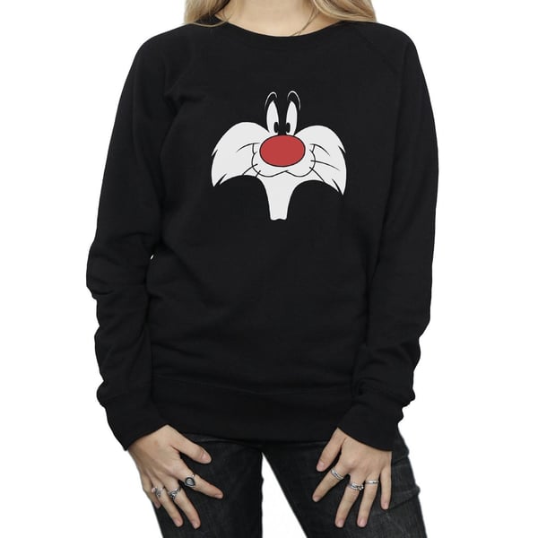Looney Tunes Womens/Ladies Sylvester Big Face Sweatshirt