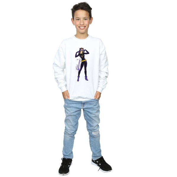 DC Comics Boys Catwoman Happy Pose Sweatshirt