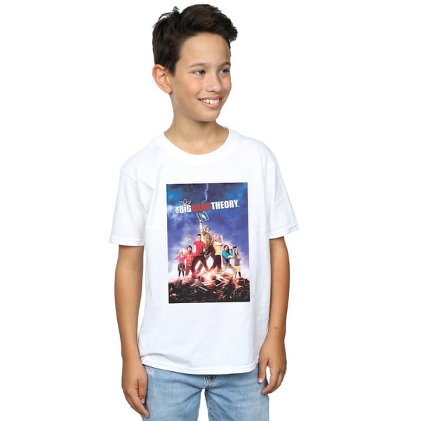 The Big Bang Theory Boys Character Poster T-Shirt