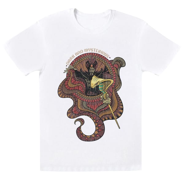 Disney Womens/Ladies Aladdin Movie Jafar Dark And Mysterious Cotton Boyfriend T-Shirt