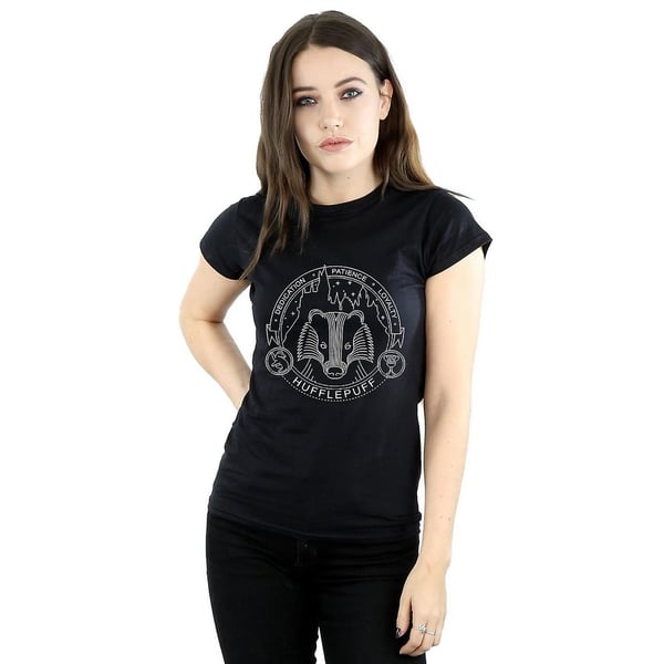 Harry Potter Naisten Hufflepuff Puuvilla T-paita