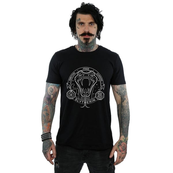 Harry Potter Miesten Slytherin Puuvilla T-paita