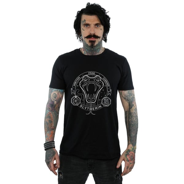 Harry Potter Miesten Slytherin Puuvilla T-paita