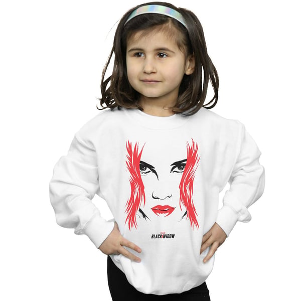 Marvel Girls Black Widow Movie Close-Up Sweatshirt