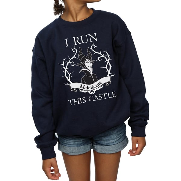 Maleficent Girls I Run This Castle Cotton Sweatshirt