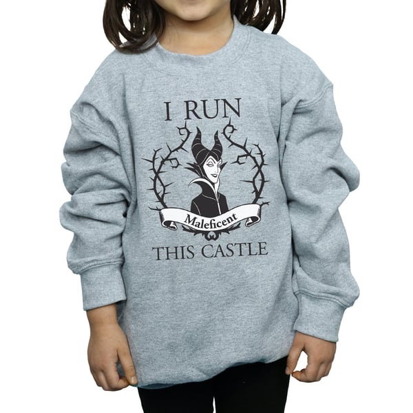 Maleficent Girls I Run This Castle Cotton Sweatshirt