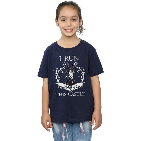 Maleficent Girls I Run This Castle Cotton T-Shirt