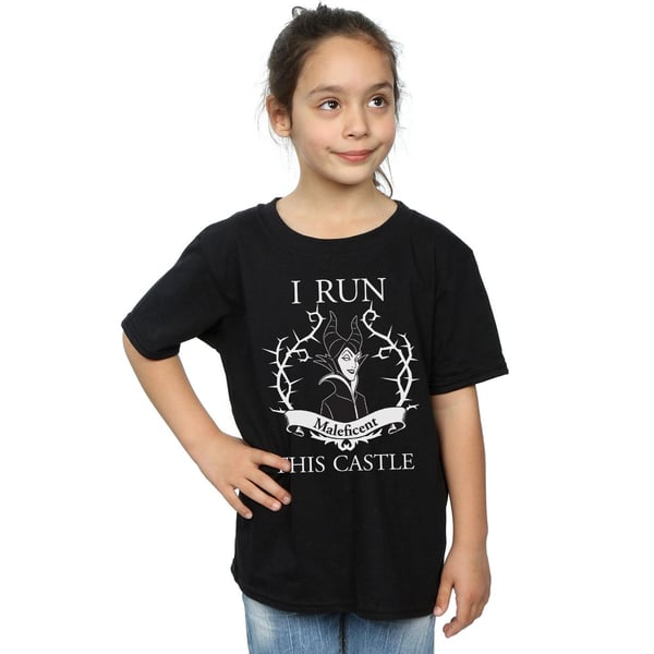 Maleficent Girls I Run This Castle Cotton T-Shirt