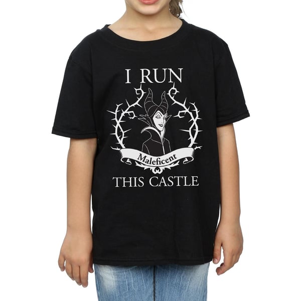 Maleficent Girls I Run This Castle Cotton T-Shirt