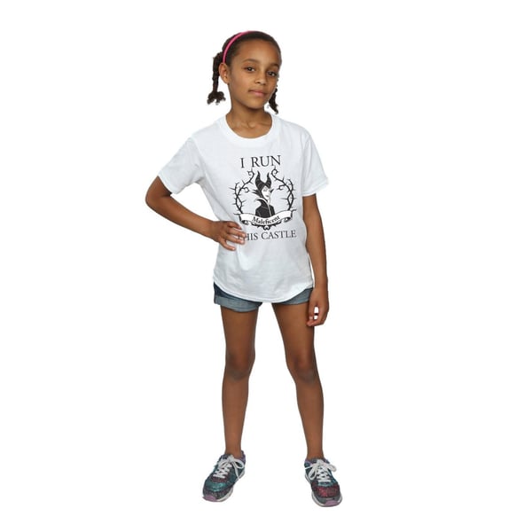 Maleficent Girls I Run This Castle Cotton T-Shirt