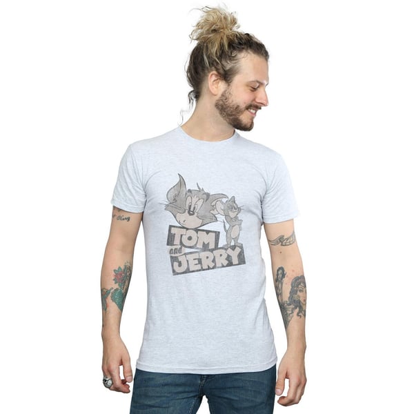 Tom and Jerry Mens Wink Cotton T-Shirt