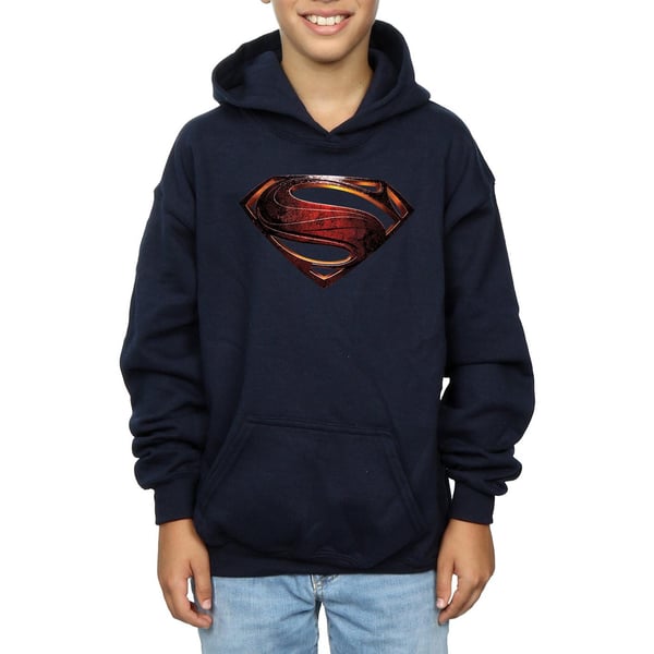 DC Comics Boys Justice League Movie Superman Emblem Hoodie