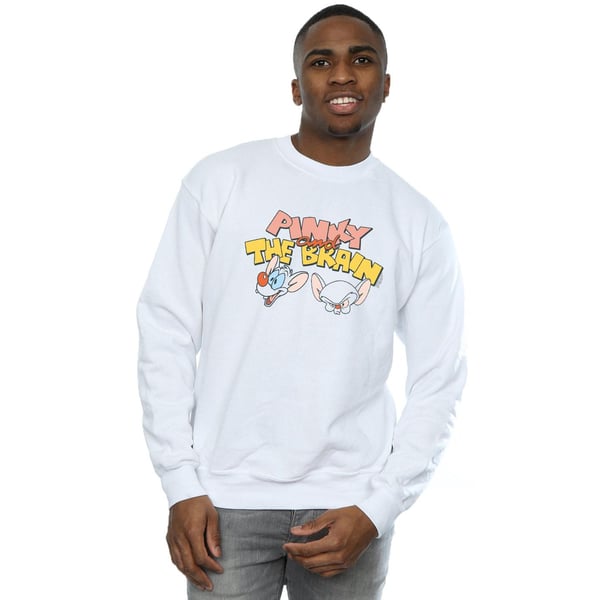 Animaniacs Mens Pinky And The Brain Heads Sweatshirt