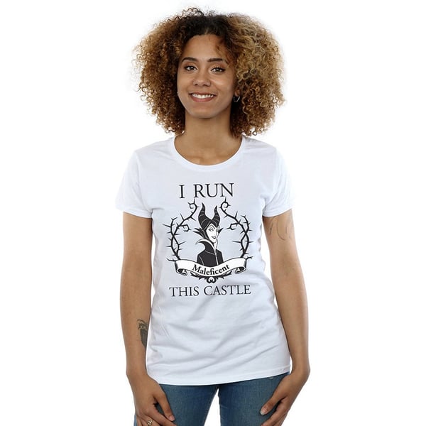 Maleficent Womens/Ladies I Run This Castle Cotton T-Shirt