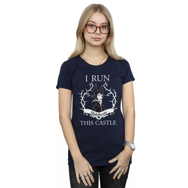 Maleficent Womens/Ladies I Run This Castle Cotton T-Shirt