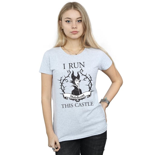 Maleficent Womens/Ladies I Run This Castle Cotton T-Shirt
