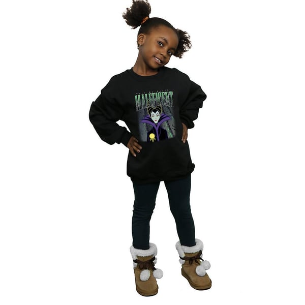 Sleeping Beauty Girls Maleficent Montage Cotton Sweatshirt