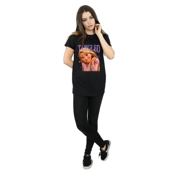 Tangled Womens/Ladies Rapunzel Montage Cotton Boyfriend T-Shirt