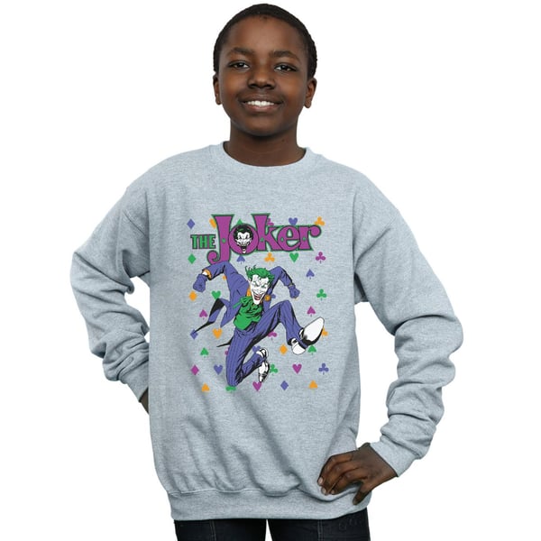 DC Comics Boys Batman Joker Cards Jump Sweatshirt