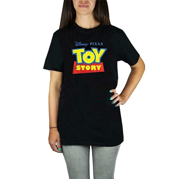 Toy Story Womens/Ladies Logo Cotton Boyfriend T-Shirt