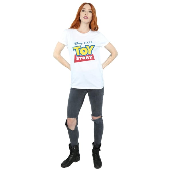 Toy Story Womens/Ladies Logo Cotton Boyfriend T-Shirt