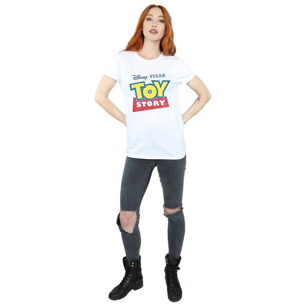 Toy Story Womens/Ladies Logo Cotton Boyfriend T-Shirt