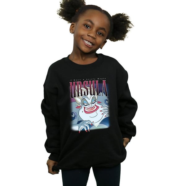 The Little Mermaid Girls Ursula Montage Cotton Sweatshirt