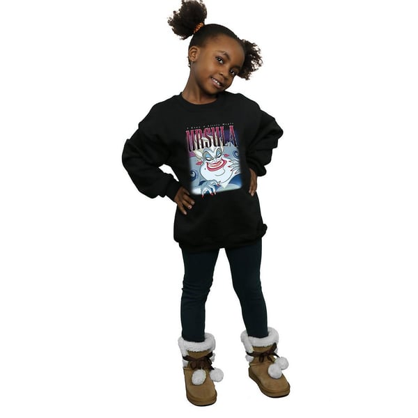 The Little Mermaid Girls Ursula Montage Cotton Sweatshirt