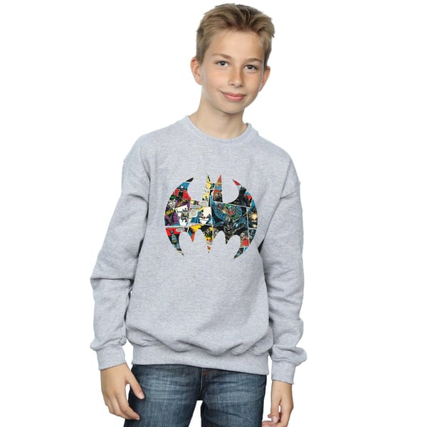 DC Comics Boys Batman Comic Book Logo Sweatshirt